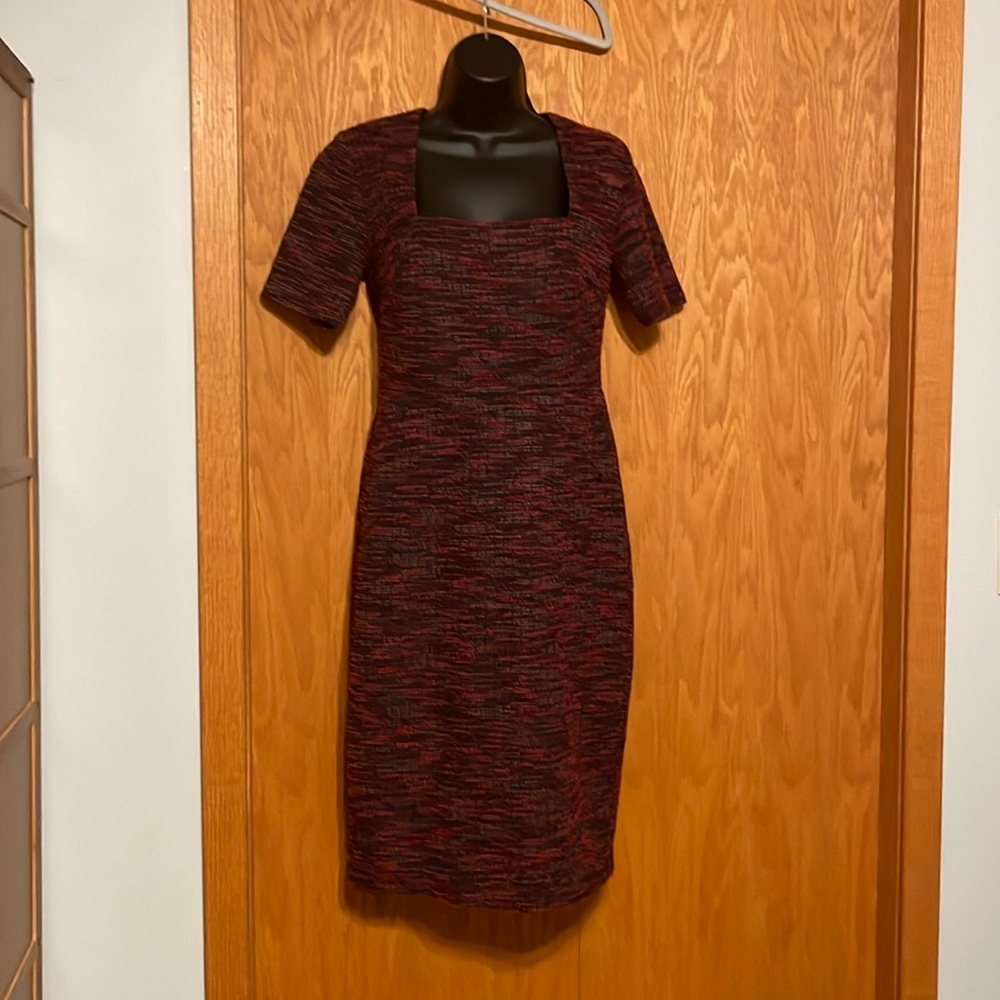 Ann Taylor work dress red, size 2